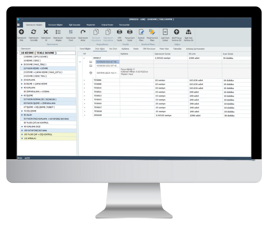 izRP ERP Ürün Ağacı Modülü Banner Görseli